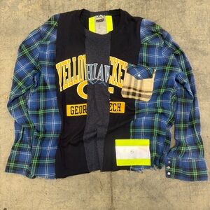 MLV Blue and Black Long Sleeve Tee